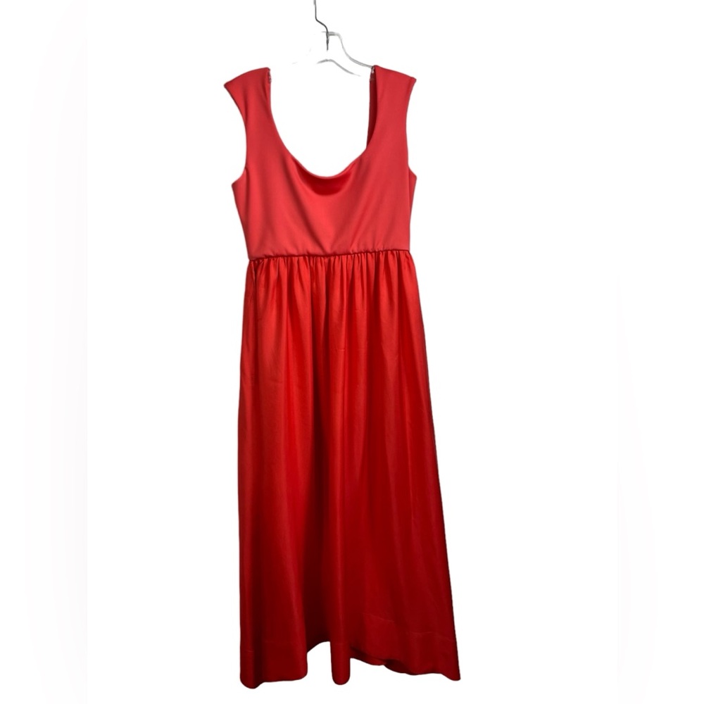 CYNTHIA ROWLEY Isla silk Dress- Orange - Picture 3 of 9